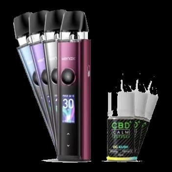 E-Juice CBD Terpenes Vape Pack with GeekVape Wenax Q