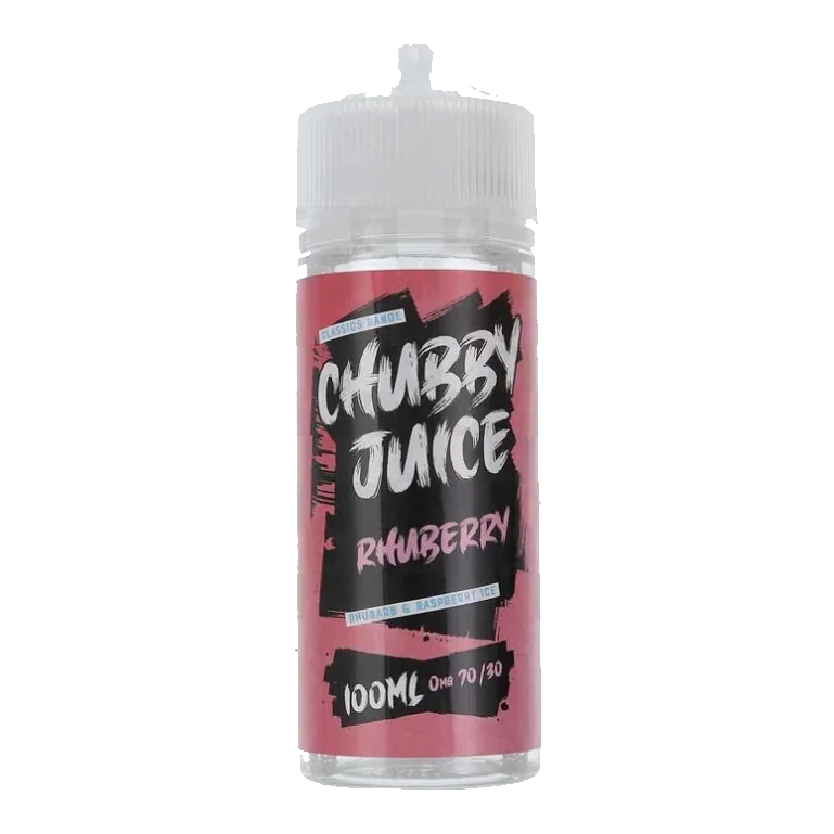 E-Juice Rhuberry by Chubby Juice E-Liquid - 100ml Short Fill
