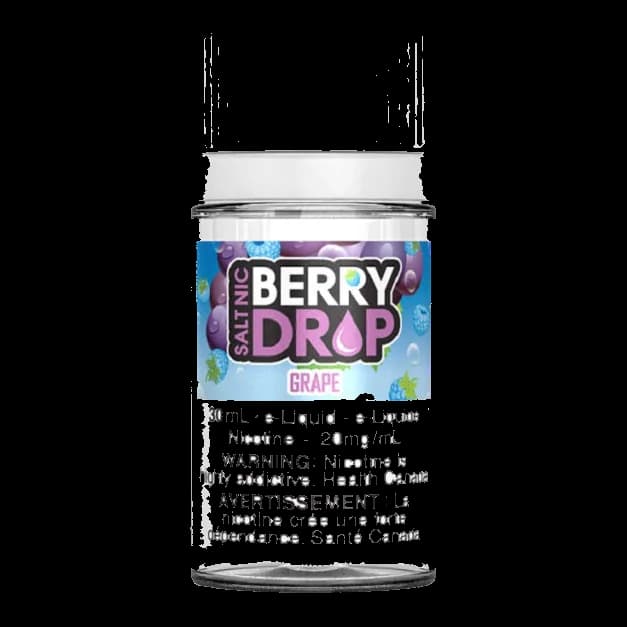 E-Liquids Berry Drop Salt Nic E-Liquid - Grape 30ml