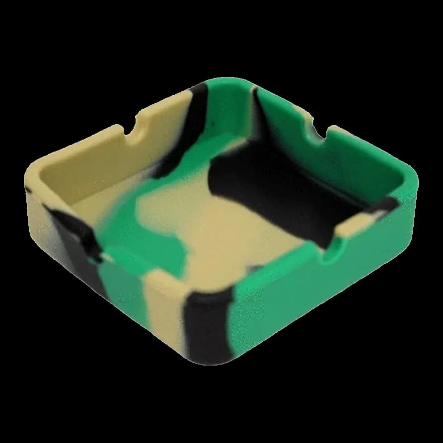 Vape Accessories Square Silicon Ashtray - Assorted Colours