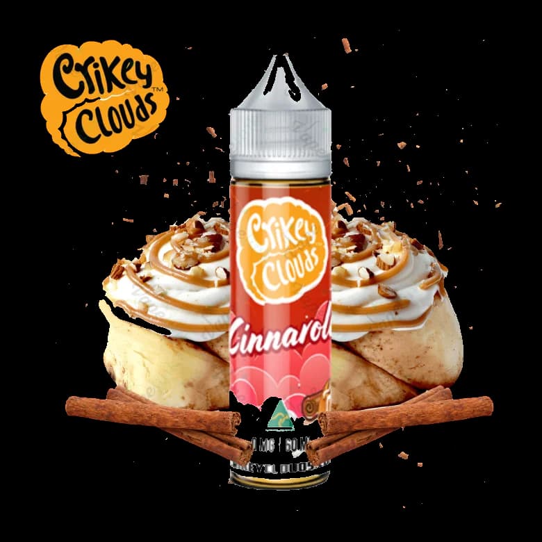 E-Liquids Crikey Clouds - Desserts Range - Cinnaroll 60ml