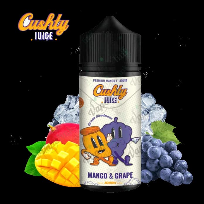 E-Liquids Cushty Juice - Mango and Grape 100ml