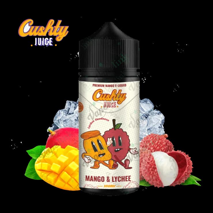 E-Liquids Cushty Juice - Mango and Lychee 100ml