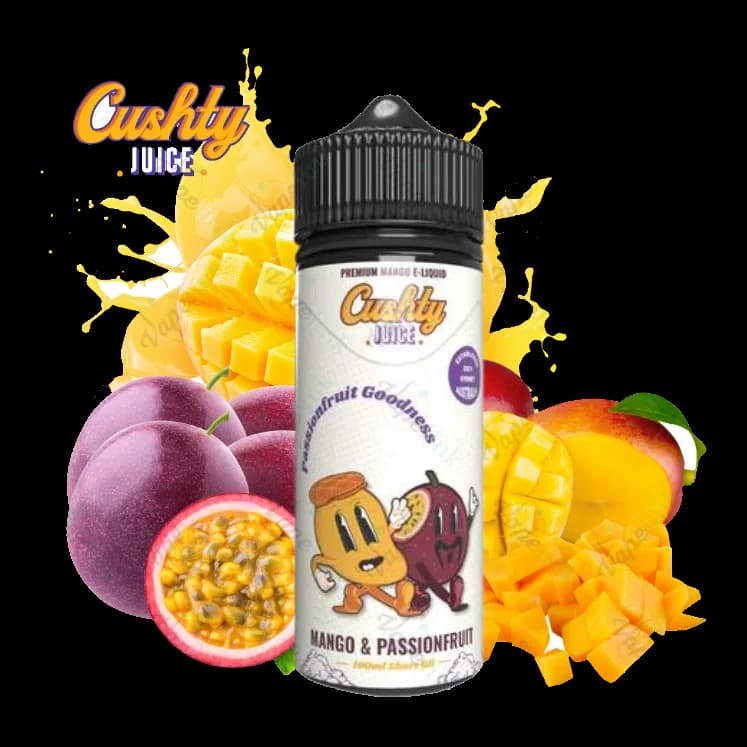 E-Liquids Cushty Juice - Mango and Passionfruit 100ml