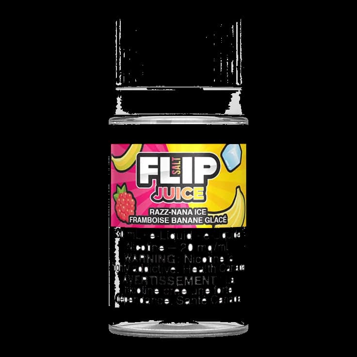 E-Liquids Flip Juice Salt-Nic E-Liquid - Razz Nana Ice 30m