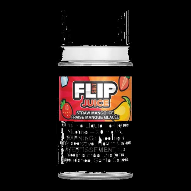 E-Liquids Flip Juice Salt-Nic E-Liquid - Straw Melon Ice 30ml