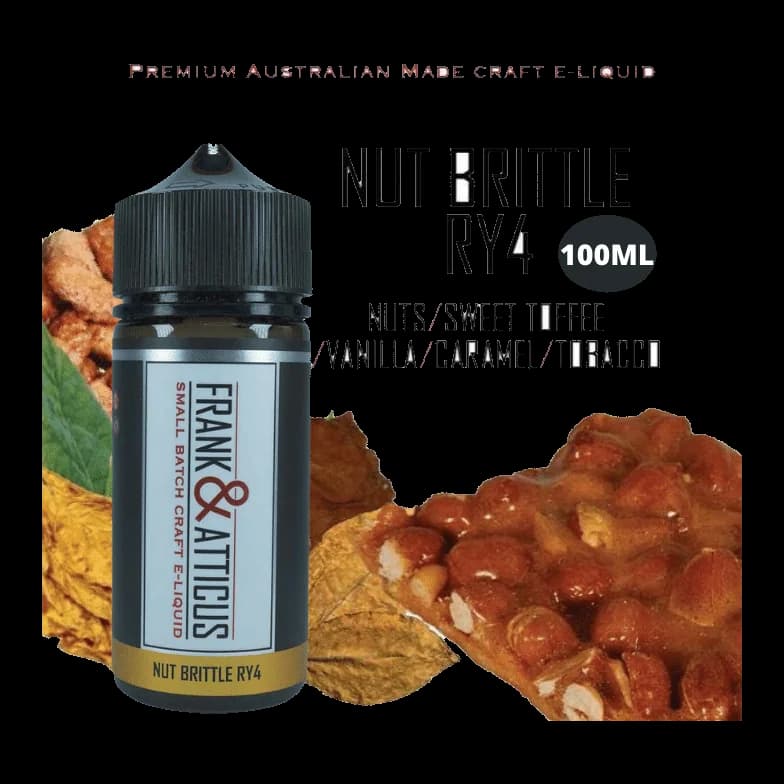 E-Liquids Frank & Atticus - Nut Brittle RY4 100ml