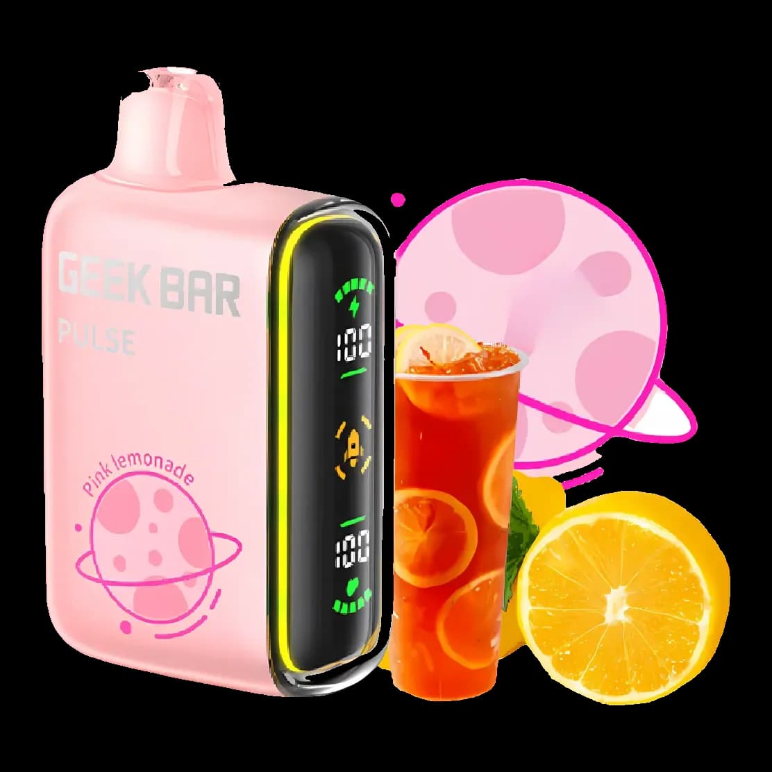 Geek Bar Geek Bar Pulse Pink Lemonade Vape 15000 Puffs