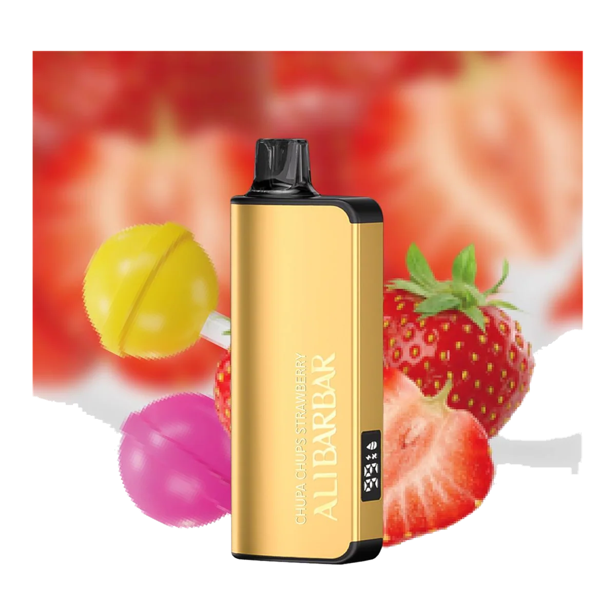Alibarbar Alibarbar Ingot 9000 Puff - Chupa Chups Strawberry