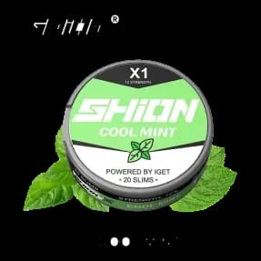 IGET Shion X1 Pouches Cool Mint