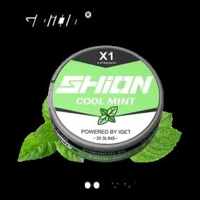 IGET Shion X1 Pouches Cool Mint
