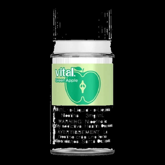 E-Liquids Vital Freebase E-Liquid - Green Apple 30ml