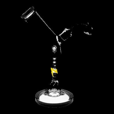 Glass Bongs 10″ Dopezilla Banshee Dab Rig - Black