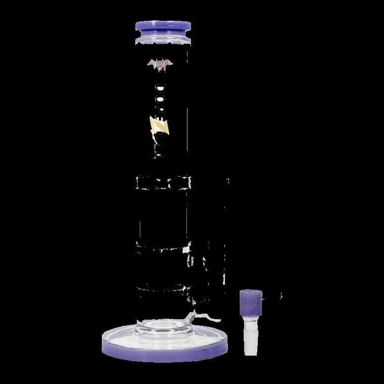 Glass Bongs 12″ Dopezilla Cerberus Water Pipe - Milky Purple