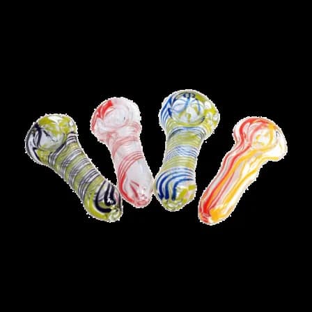Glass Bongs 2.5″ Fritz Glass Spoon Pipe - Assorted Design