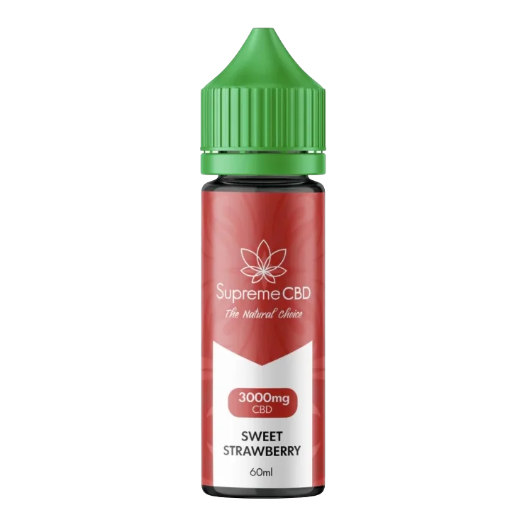Supreme CBD Sweet Strawberry E-Liquid 60ml (3000mg)