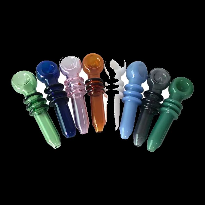 Glass Bongs 4.5″ Glass Pipe w/ Triple Grip - Random Color