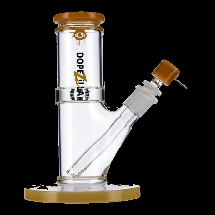 Glass Bongs 8″ Dopezilla Cyclops Water Pipe - Milky Yellow