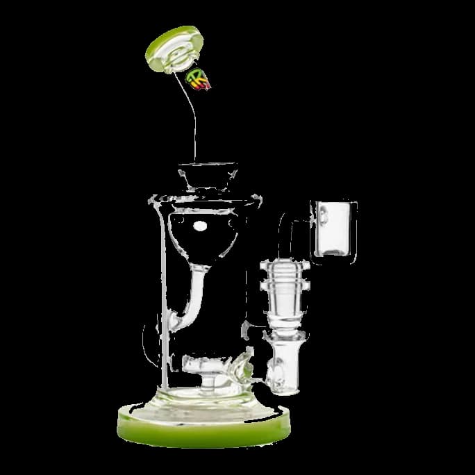 Glass Bongs Irie 6.75″ Klein Incycler with UFO Perc Rig