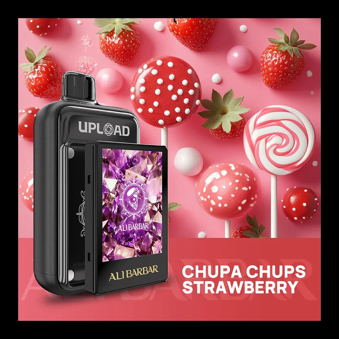 Alibarbar Upload Chupa Chups Strawberry
