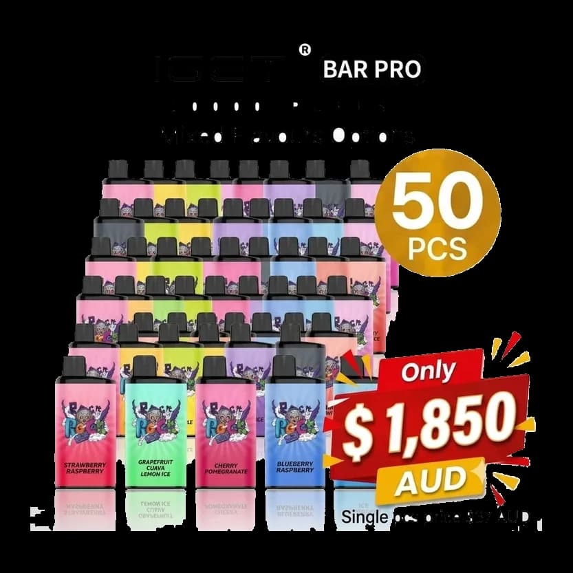Bulk Buy IGET bar pro 50 pcs -Best Wholesale and Bulk seller in