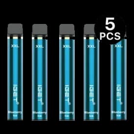 IGET Bulk Buy IGET XXL 1800 Puffs - Blueberry Ice *5