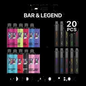 IGET Bulk Buy Mixed Flavour Box - IGET Bar & Legend (20 pcs)